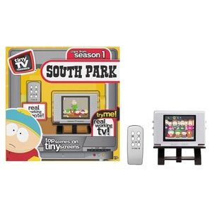 Tiny Tv Classics Basic Fun South Park Miniature Working TV Toy with Remote 2021